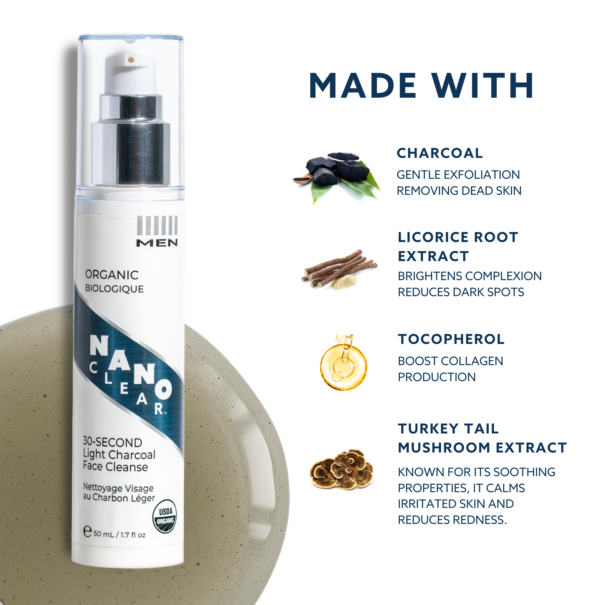30-SECOND Light Charcoal Face Cleanse