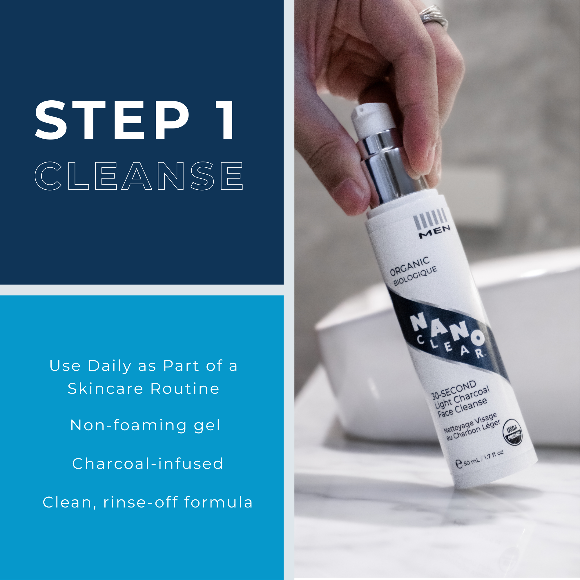 30-SECOND Light Charcoal Face Cleanse